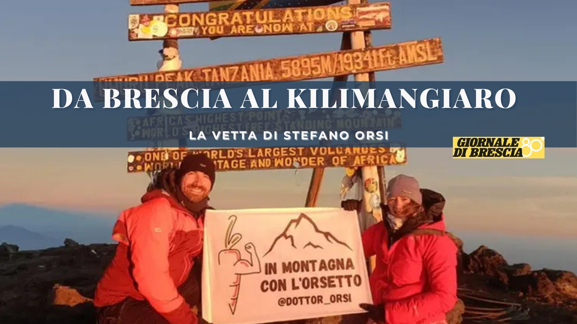 Da Brescia al Kilimangiaro: come una vetta racconta molto più della montagna